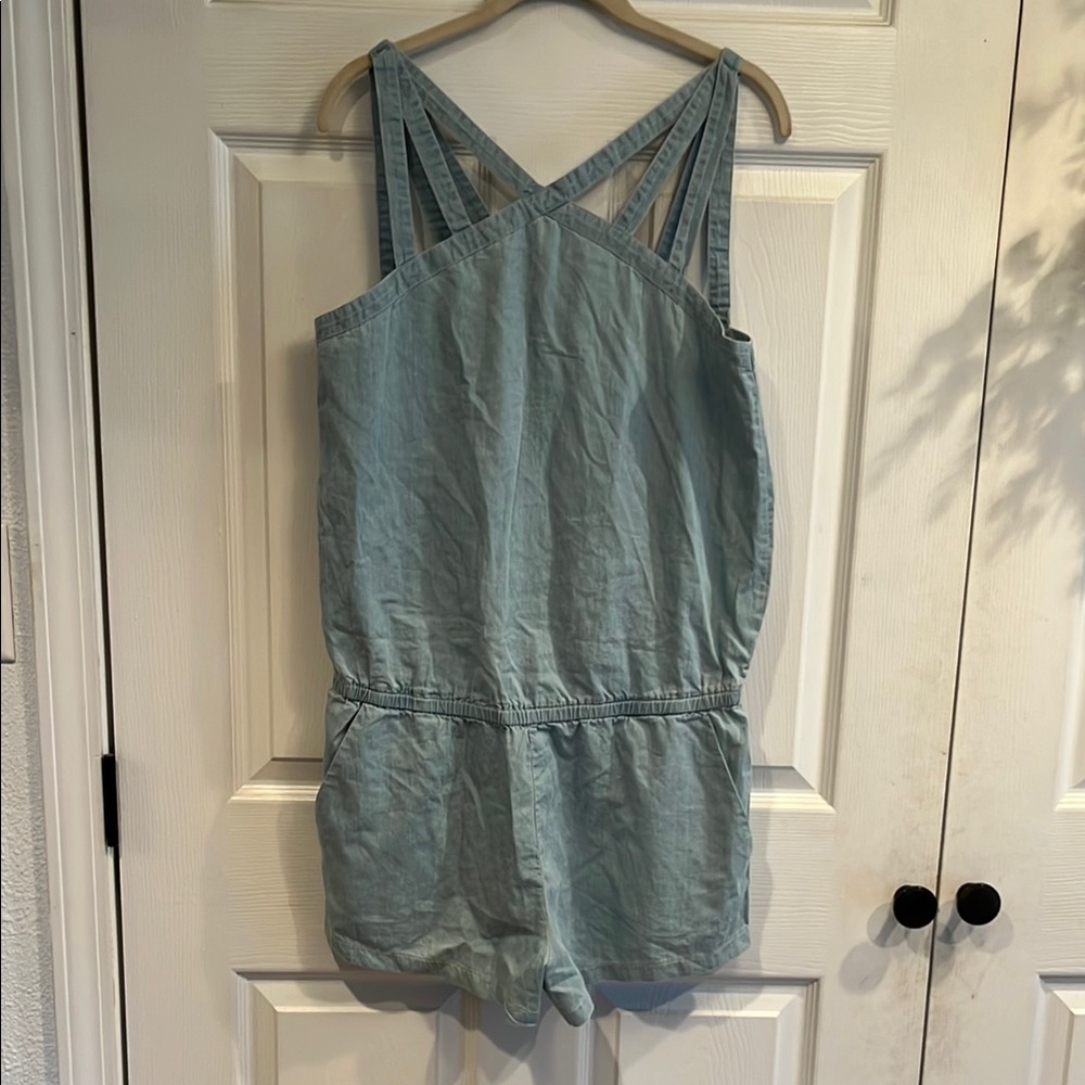 Fabletics Light Blue Women's Shorts romper